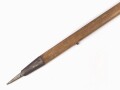 Eispickel für Angehörige der Gebirgstruppe. Gestempelt " Akadem. Pickel Fralling Fulpmes" "Meister"  vermutlich Eigentumstück, gebraucht
