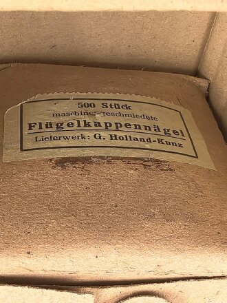 Flügelkappennägel für Gebirgsjäger...