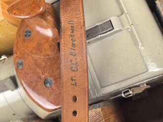 Luftwaffe Handkammer, Luftbildkamera FL 38510-1, Optisch gut, Funktion nicht geprüft. Im zugehörigen Transportkasten mit Zubehör.