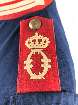 Württemberg, Waffenrock für Mannschaften im Grenadier Regiment "Königin Olga " Nr. 119. Getragenes Stück in gutem Gesamtzustand