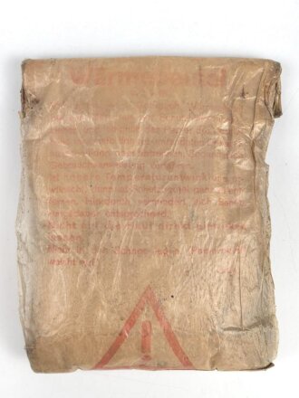 "Wärmebeutel " datiert 1943.