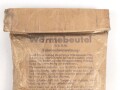 "Wärmebeutel " datiert 1943.