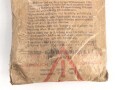 "Wärmebeutel " datiert 1943.
