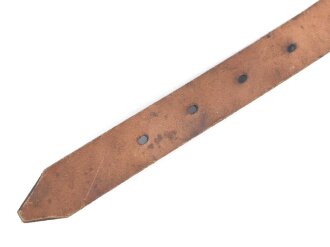 Ersatzteil für einen Rucksack für Gebirgstruppen der Wehrmacht. Ungebrauchtes Stück
