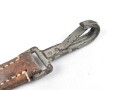 Ersatzteil für einen Rucksack für Gebirgstruppen der Wehrmacht. Ungebrauchtes Stück