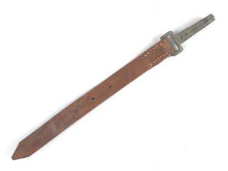 Ersatzteil für einen Rucksack für Gebirgstruppen der Wehrmacht. Ungebrauchtes Stück
