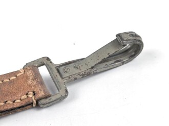Ersatzteil für einen Rucksack für Gebirgstruppen der Wehrmacht. Ungebrauchtes Stück