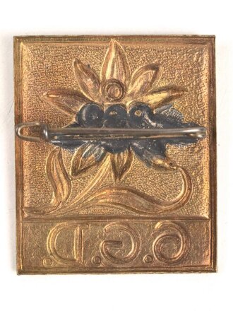 Blechabzeichen 6. Gebirgsdivision , 30 x 39mm, Alter...
