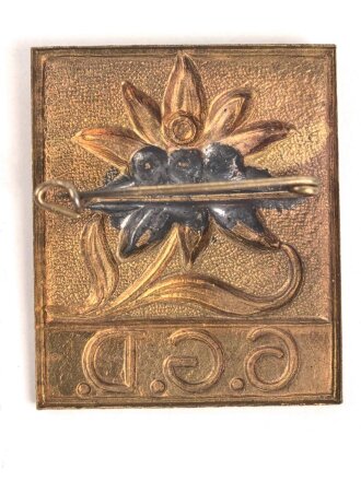 Blechabzeichen 6. Gebirgsdivision , 30 x 39mm, Alter...