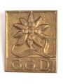 Blechabzeichen 6. Gebirgsdivision , 30 x 39mm, Alter unbekannt