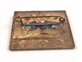 Blechabzeichen 6. Gebirgsdivision , 30 x 39mm, Alter unbekannt