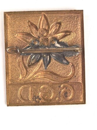 Blechabzeichen 6. Gebirgsdivision , 30 x 39mm, Alter...