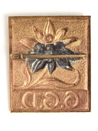 Blechabzeichen 6. Gebirgsdivision , 30 x 39mm, Alter...