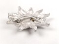 Gebirgsjäger , Traditionsedelweiss für die Schirmmütze ( gehört zwischen Kokarde und Adler) Aluminium
