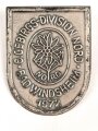 Deutschland nach 1945, Blechabzeichen Treffen ehemalige Angehörige der 6.GebirgsdivisionNord  Bad Windsheim 1972