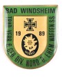 Deutschland nach 1945, Abzeichen Treffen ehemalige Angehörige der 6.GebirgsdivisionNord  Bad Windsheim 1989