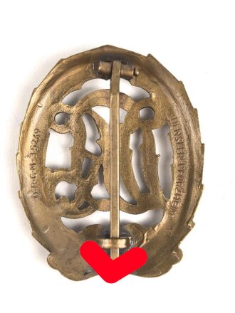 Deutsches Reichssportabzeichen DRL in bronze, Hersteller...