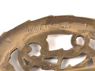 Deutsches Reichssportabzeichen DRL in bronze, Hersteller Hensler Pforzheim