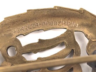 Deutsches Reichssportabzeichen DRL in bronze, Hersteller Hensler Pforzheim