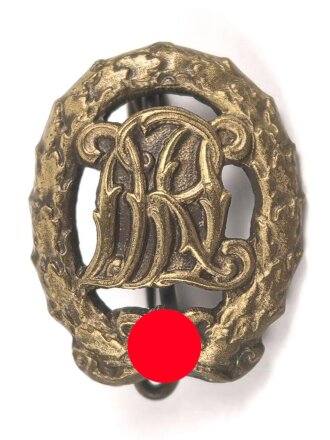 Deutsches Reichssportabzeichen DRL in bronze, Miniatur 16mm