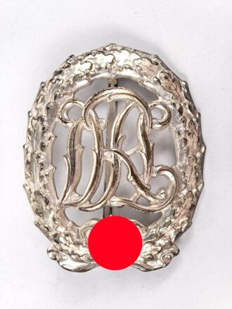 Deutsches Reichssportabzeichen DRL in silber, Hersteller...