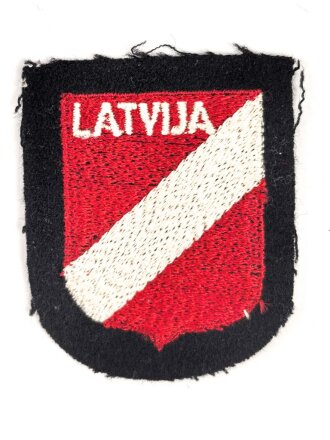 Waffen SS,  Ärmelschild der lettischen Freiwilligen....