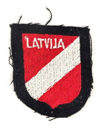 Waffen SS,  Ärmelschild der lettischen Freiwilligen....