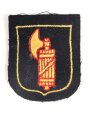 Waffen SS,  Ärmelschild der italienischen Freiwilligen Division " Italia". Ungetragenes Stück, wurden nicht mehr ausgegeben