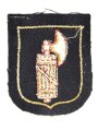 Waffen SS,  Ärmelschild der italienischen Freiwilligen Division " Italia". Ungetragenes Stück, wurden nicht mehr ausgegeben