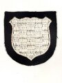 Waffen SS,  Ärmelschild der Kroatischen Freiwilligen der  Division Handschar, ungetragenes Stück
