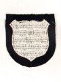 Waffen SS,  Ärmelschild der Kroatischen Freiwilligen der  Division Handschar, ungetragenes Stück