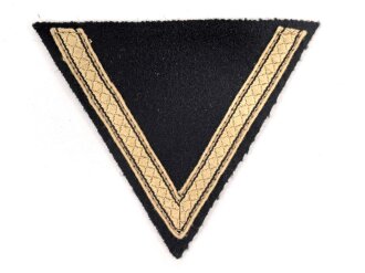 Waffen SS,  Armwinkel für einen Sturmmann. Tropenausfürhrung für die Sahariana. Ungetragenes Stück