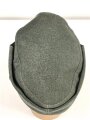Bergmütze für Gebirgstruppen der Wehrmacht. Getragenes Stück, die Effekten original vernäht, Kopfgrösse 55