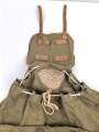 Rucksack für Gebirgstruppen der Wehrmacht. Getragenes Stück, Ausführung alter Art