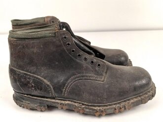 Paar Bergschuhe für Gebirgstruppen der Wehrmacht. Ungereinigtes Paar, Sohlenlänge 35,5cm