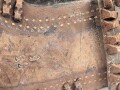 Paar Bergschuhe für Gebirgstruppen der Wehrmacht. Ungereinigtes Paar, Sohlenlänge 35,5cm
