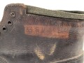 Paar Bergschuhe für Gebirgstruppen der Wehrmacht. Ungereinigtes Paar, Sohlenlänge 35,5cm