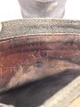 Paar Bergschuhe für Gebirgstruppen der Wehrmacht. Ungereinigtes Paar, Leder angetrocknet. Sohlenlänge 28cm