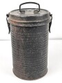 Thermosbehälter Wehrmacht " Original HASAG Thermos" Original lackiertes Stück, der Glaseinsatz intakt, ungereinigt