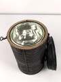 Thermosbehälter Wehrmacht " Original HASAG Thermos" Original lackiertes Stück, der Glaseinsatz intakt, ungereinigt