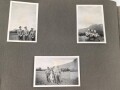 Fotoalbum eines Angehörigen der Gebirgstruppe der Wehrmacht. Insgesamt etwa 110 Fotos, jede Seite fotografiert..
