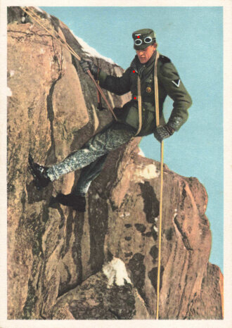 Farbige Ansichtskarte Wehrmacht, Angehörige der...