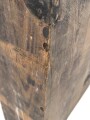 Transportkasten " Sonderkartusche 7 für 10,5cm Gebirgs Haubitze 40". Ungereinigtes Stück. Maße 36 x 40 x 16cm
