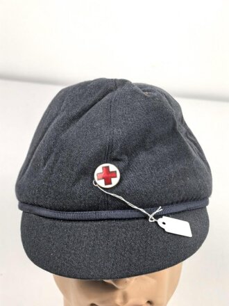 Deutschland nach 1945, DRK Feldmütze für weibliches Personal. Kopfgrösse 56