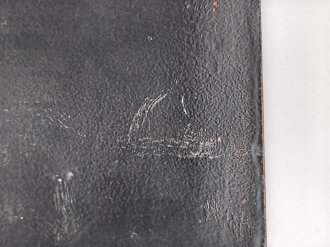 Deutsches Rotes Kreuz, Emailleschild " Unfallmeldestelle" 25 x 33cm. Ungereinigtes Stück