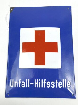 Deutsches Rotes Kreuz, Emailleschild " Unfall -...