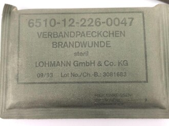 Vier Verbandpäckchen Bundeswehr