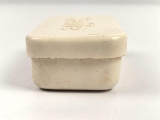 "Seife" Behälter aus Preßmasse, gehört so in jeden Verbandkasten der Wehrmacht