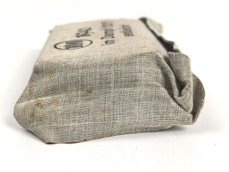 Verbandpäckchen Wehrmacht für den Verbandkasten. Großes Modell datiert 1940