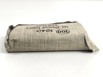 Verbandpäckchen Wehrmacht für den Verbandkasten. Großes Modell datiert 1940
